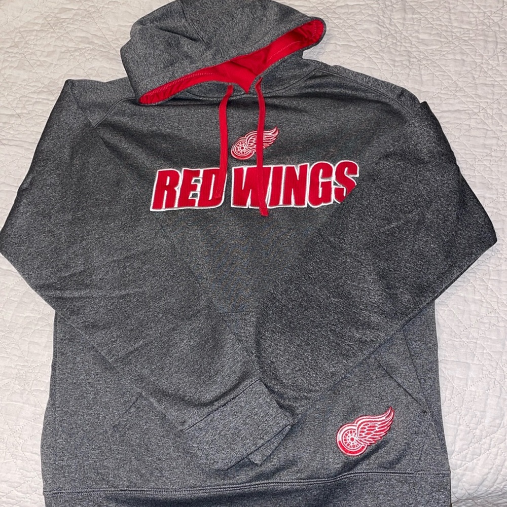 Detroit Red Wings embroidered NHL Official Hoodie (M)